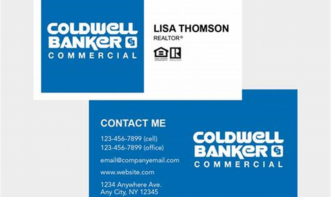 coldwell banker business cards