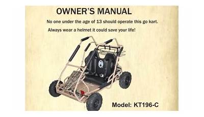 Coleman Kt196 Owners Manual