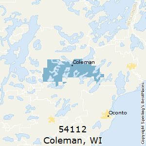 Coleman Wi Long Zip Code