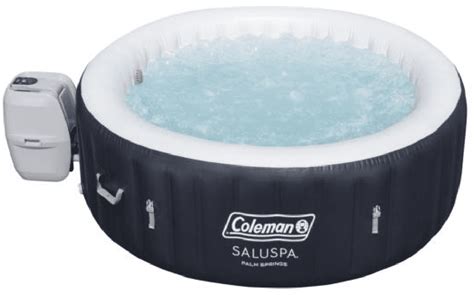 Coleman SaluSpa 6 Person Inflatable Square Hot Tub Spa with 114 AirJets