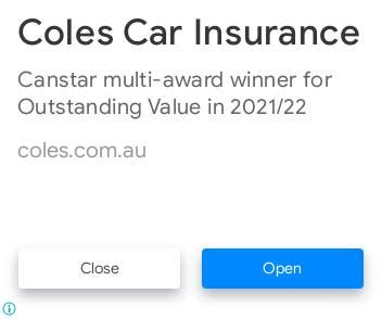 coles car insurance quote for new customers