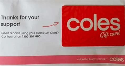 coles card log in