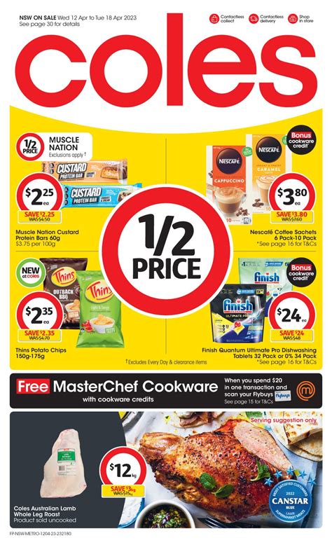 coles catalogue sales