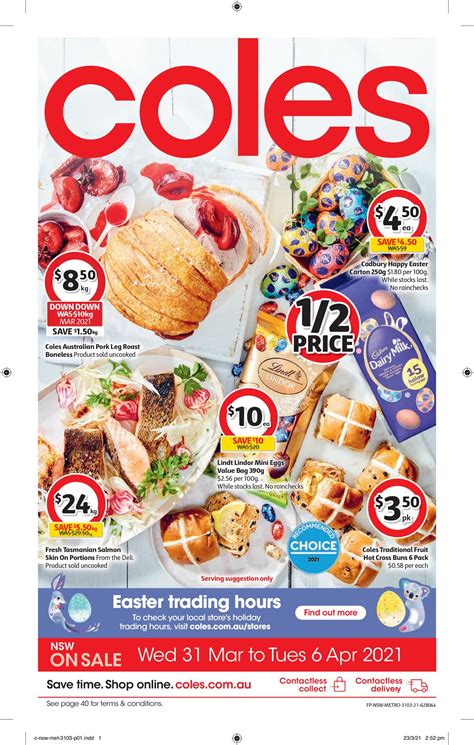 coles catalogue specials this week for w.a