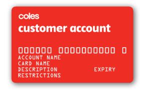 coles customer account online