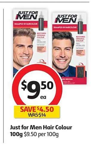 coles just for men