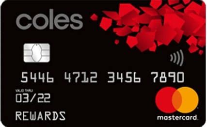 coles mastercard login australia activate