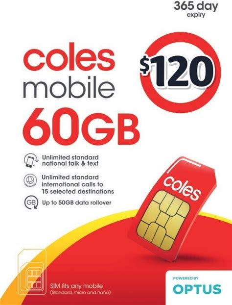 coles mobile prepaid sim