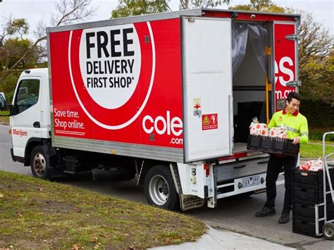 coles online order delivery times