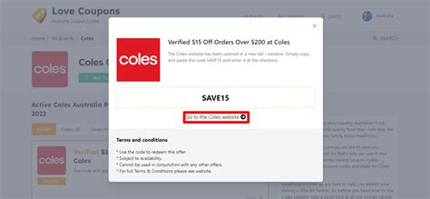 coles online promo code $10 off