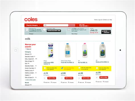 coles online shopping contact phone number