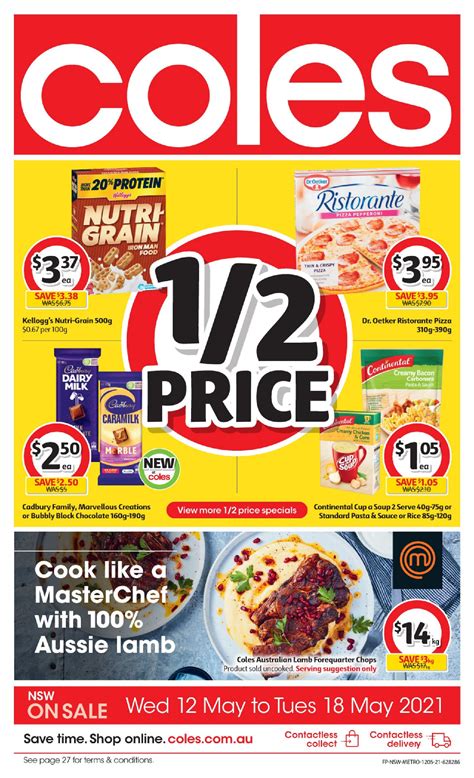 coles supermarket weekly specials catalogue
