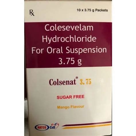 colesevelam hydrochloride 3.75g packet