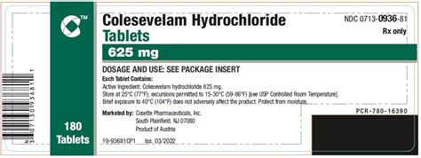 colesevelam hydrochloride for diarrhea