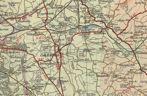 coleshill map