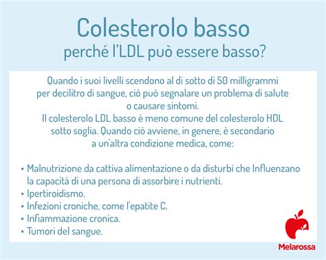 colesterolo ldl basso