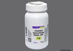 colestipol dosage for tablet