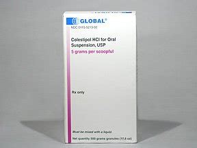 colestipol for chronic diarrhea