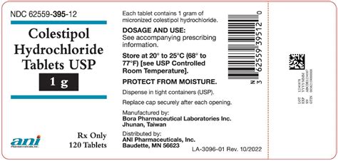 colestipol hydrochloride tablets