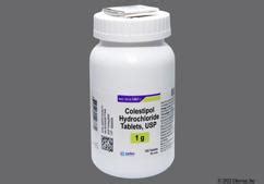 colestipol maximum dosage