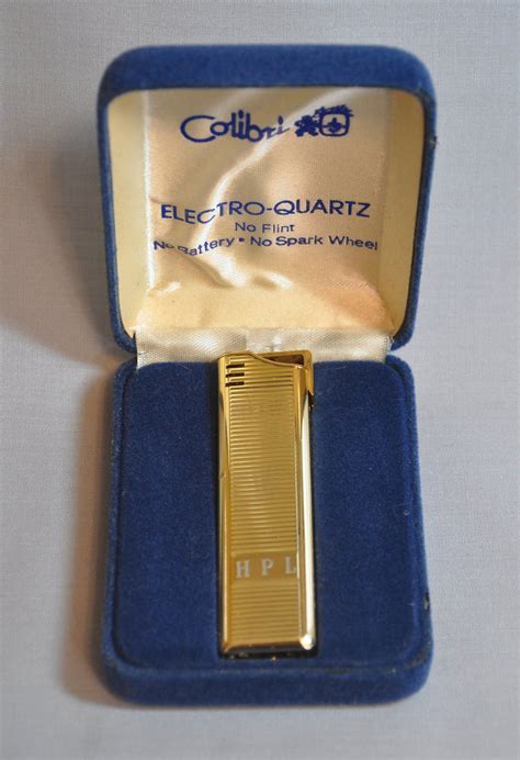 colibri gold lighter vintage