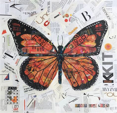 Collage Artwork Butterfly