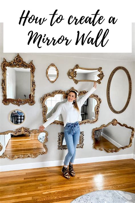 Collage Of Mirrors On Wall