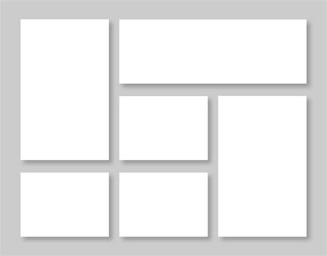 Collage Template White Background