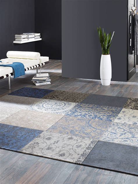 Teppich Jeans Collage multicolor 70 x 140 Knutzen Wohnen