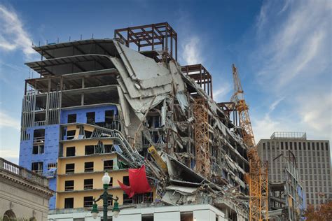 collapsed building under construction