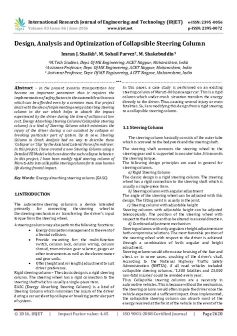 Collapsible Steering Column Pdf