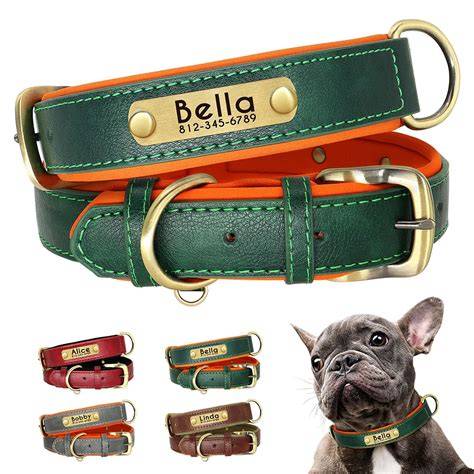 Personalized, nojiggle Martingale Dog Collar / mimigreen on etsy. The