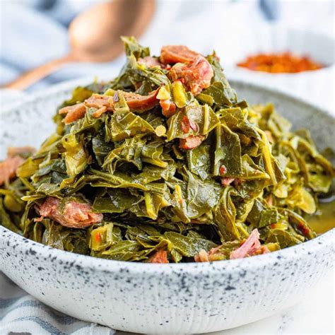 Collard Greens With Ham Bone