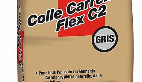 Colle carrelage flex C2 gris Castorama
