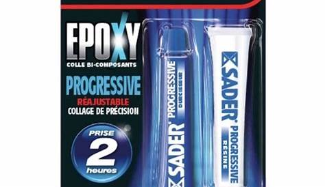 Colle Sader Epoxy Progressive SADER 2x30ml Tube à 7,20 € Chez