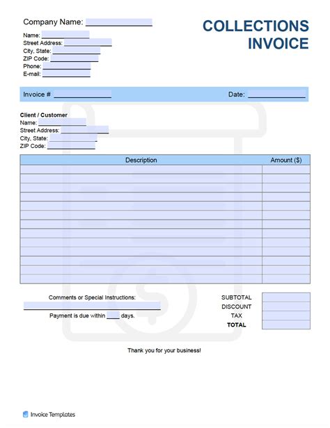 Sample Of Invoices Template Collection