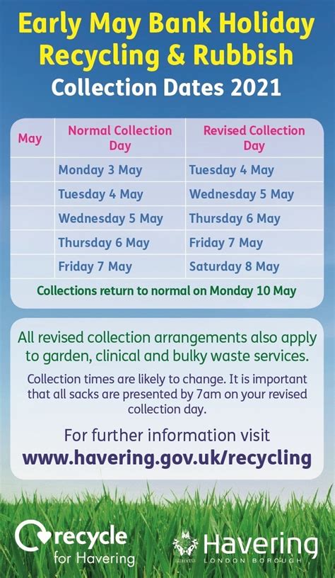 collection days for rubbish