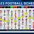 college football tv schedule 2022-2023 season of this old gal