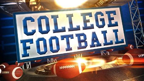 college football games on tomorrow on tv