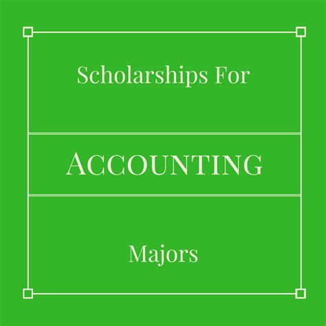 college scholarships for accounting majors