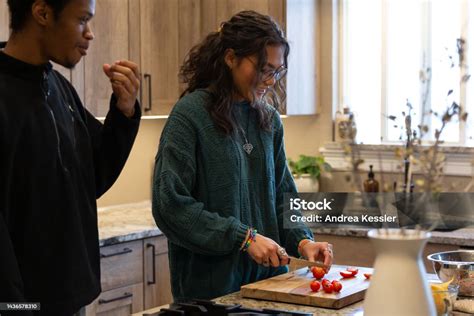 College Students Cooking