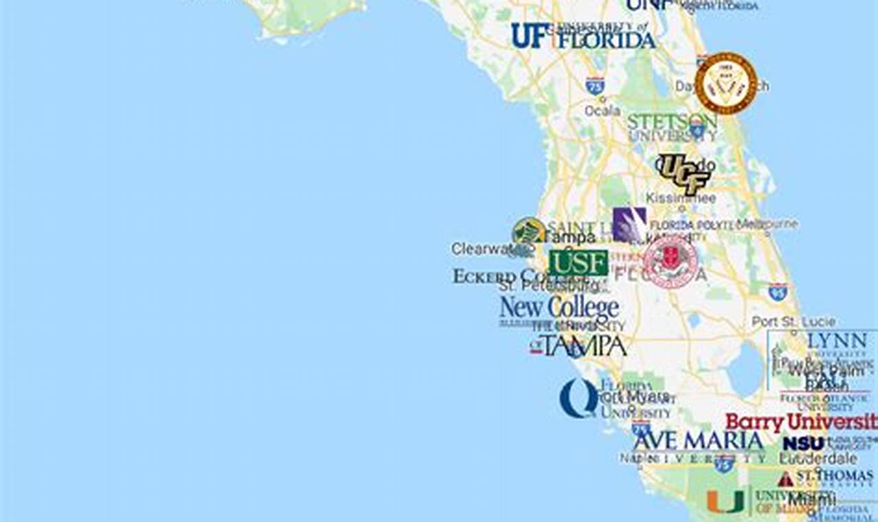 Uncover Florida's College Landscape: An Interactive Map to Guide Your Education