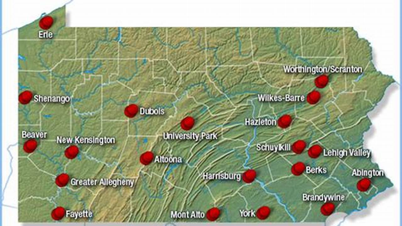 Explore Pennsylvania's Colleges: An Interactive Map Guide