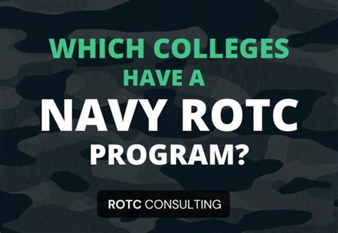 colleges that have navy rotc