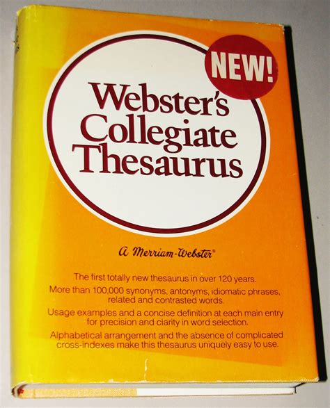 collegiate thesaurus