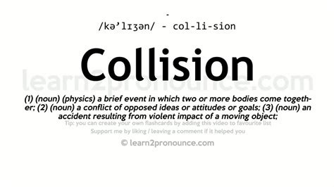 collide meaning in english