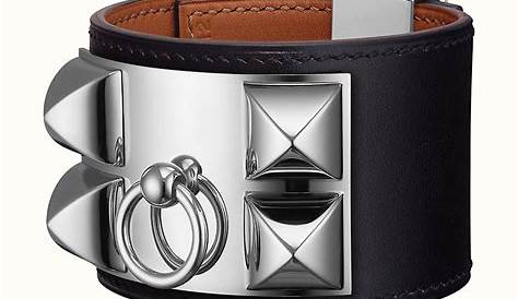 Collier De Chien Hermes HERMES Belt In Tin Color Epsom Leather