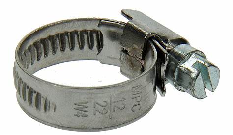Collier de serrage inox 12mm 23x35 mm 2 pièces Hubo