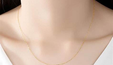 Collier Simple Femme Gold Silver 8 Shaped Choker Bib Necklace