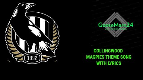 collingwood magpies song lyrics